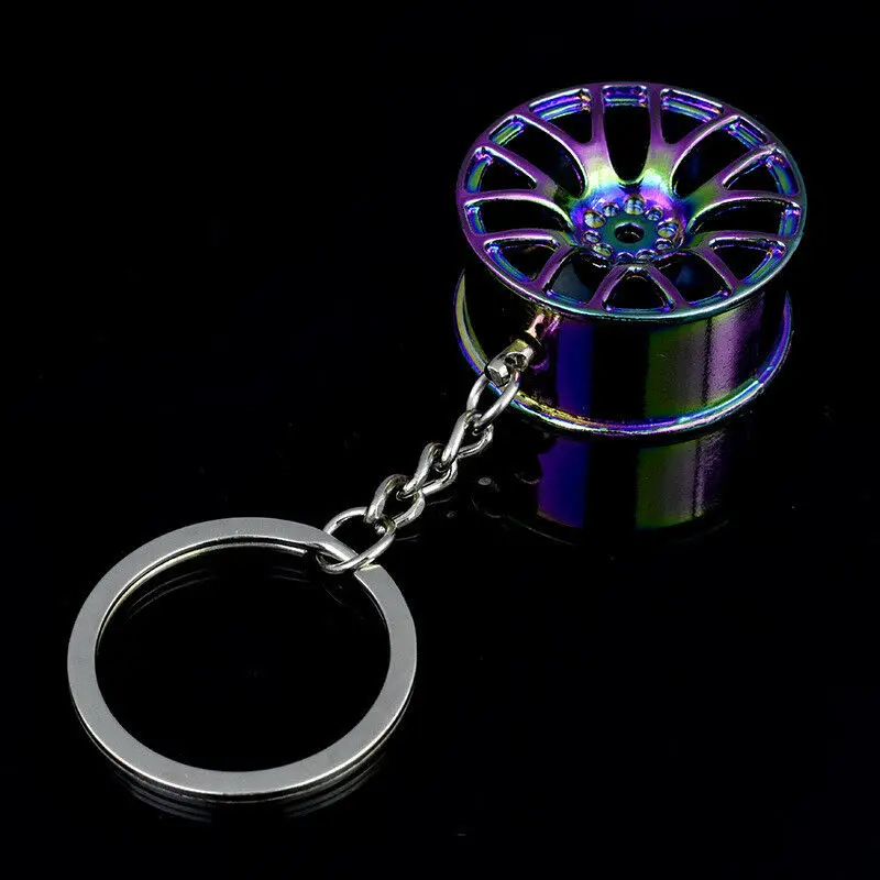 

Popular Keychain Wheel Turbine Keychain Keyring and Brake Disc Car Keychain Keyring forBMW Porsche Lexus Mercedes