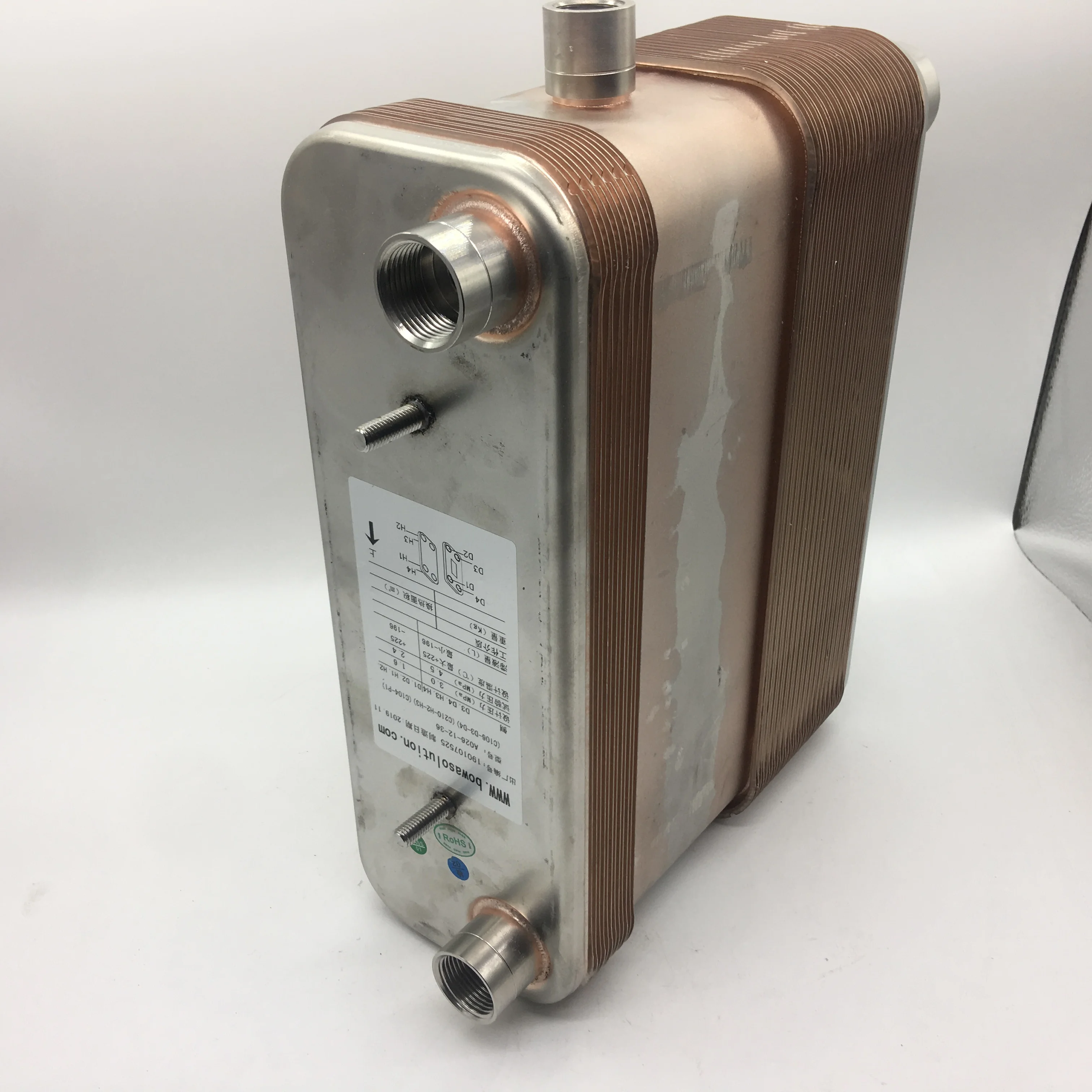 4.2Nm3/мин 3-в-1 пластиной с сепаратором и предварительный охладитель выполнен в виде компактный размер испарителя dehumifier из пары или воздушные фильтры