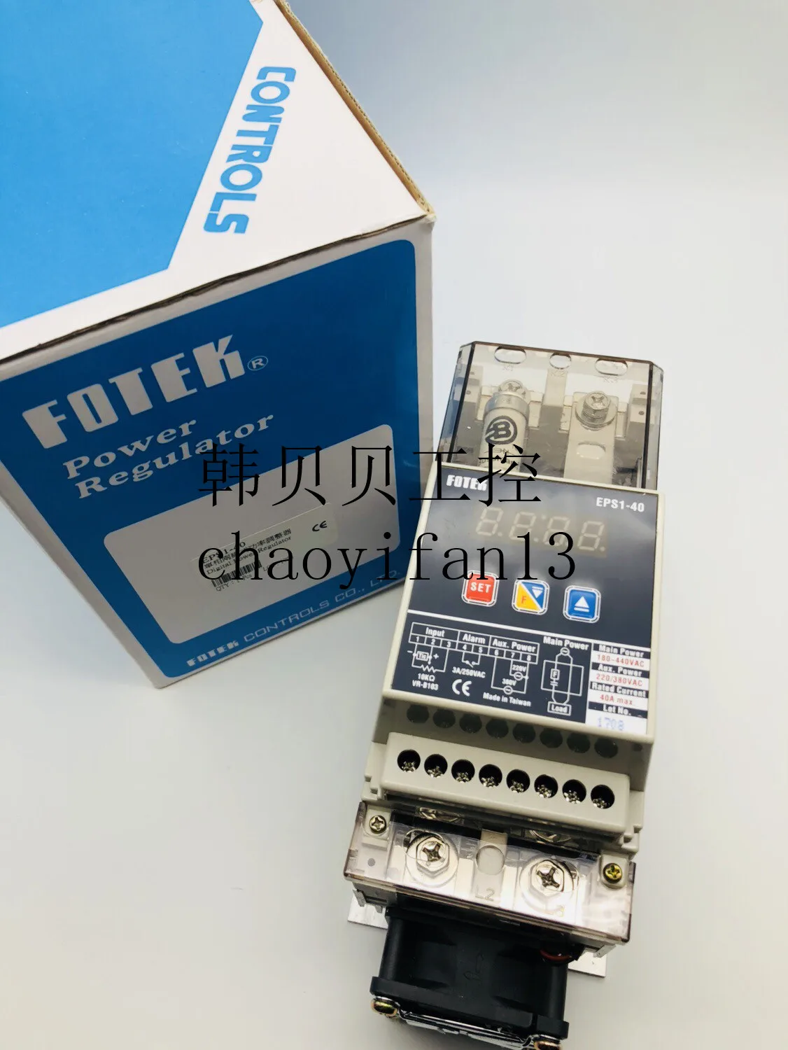 

FOTEK Taiwan Yangming SCR Power Conditioner EPS1-40, EPS1-60, EPS1-80