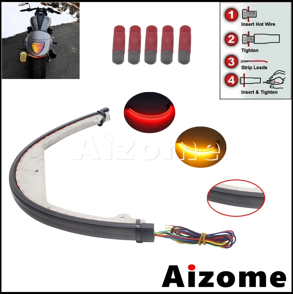 Turn Signal Lights Suzuki Boulevard M109R Fender Eliminator Integrated