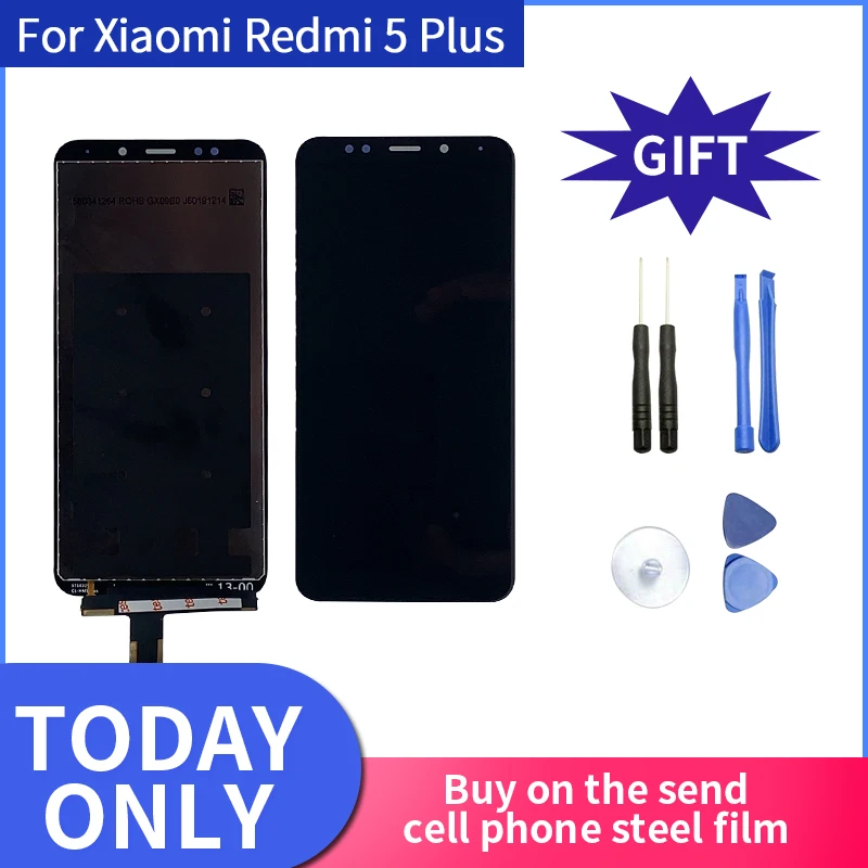 

Digitizer Replacement Repair Spare Parts Original For Xiaomi Redmi 5 Plus LCD Display Frame 10 Touch Screen Redmi5 Plus LCD