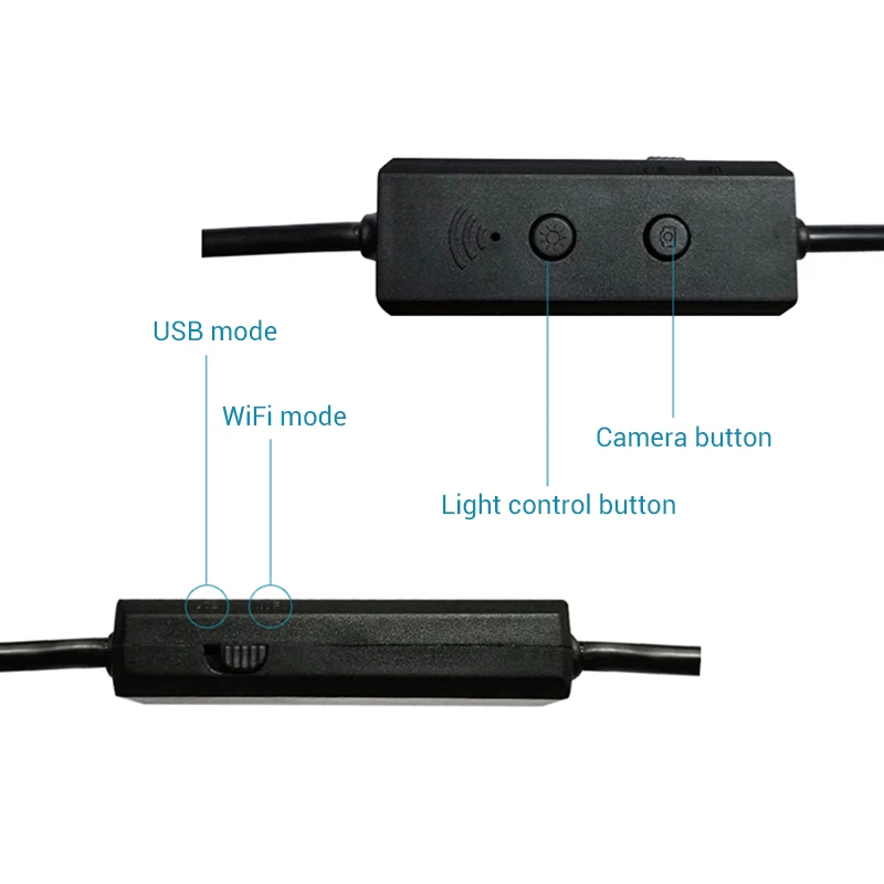 Бороскоп IP67 8 мм Windows2000/Windows Xp/Vista/Windows7/Windows8 8 светодиодный Инспекционная камера Micro USB/TYPE-C wifi эндоскоп