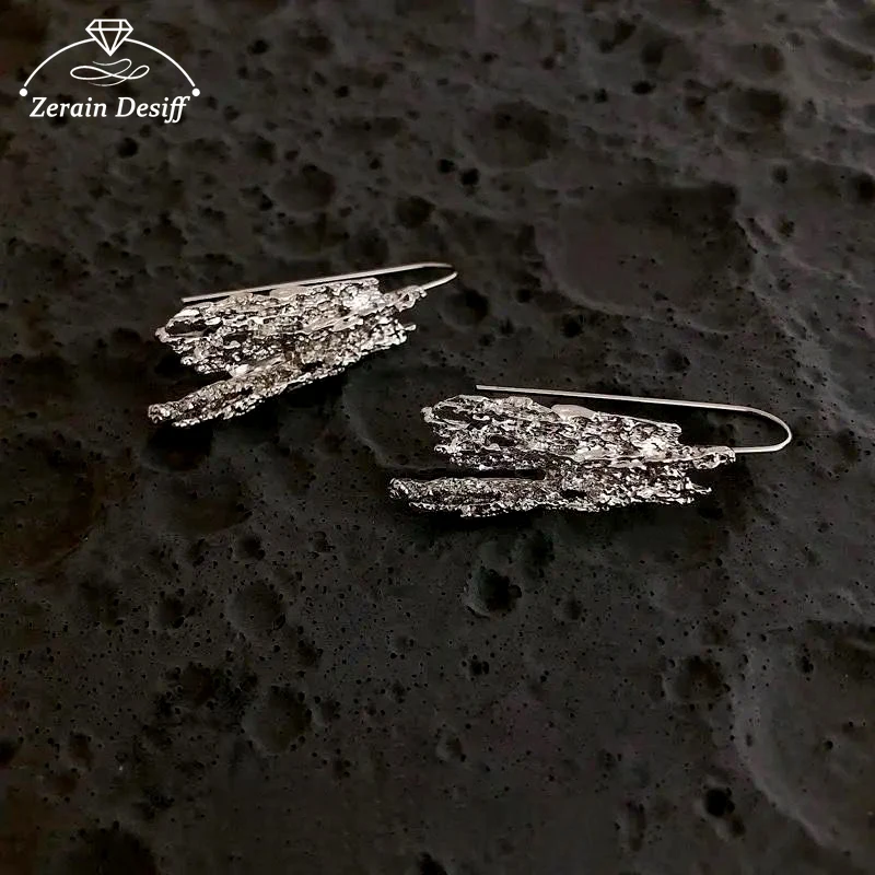 

Zerain Desiff Minimalist Cute Irregular Leaves Earrings For Women Trendy Jewelry Free Shippin Fashion Gifts Fine Jewelry 2021