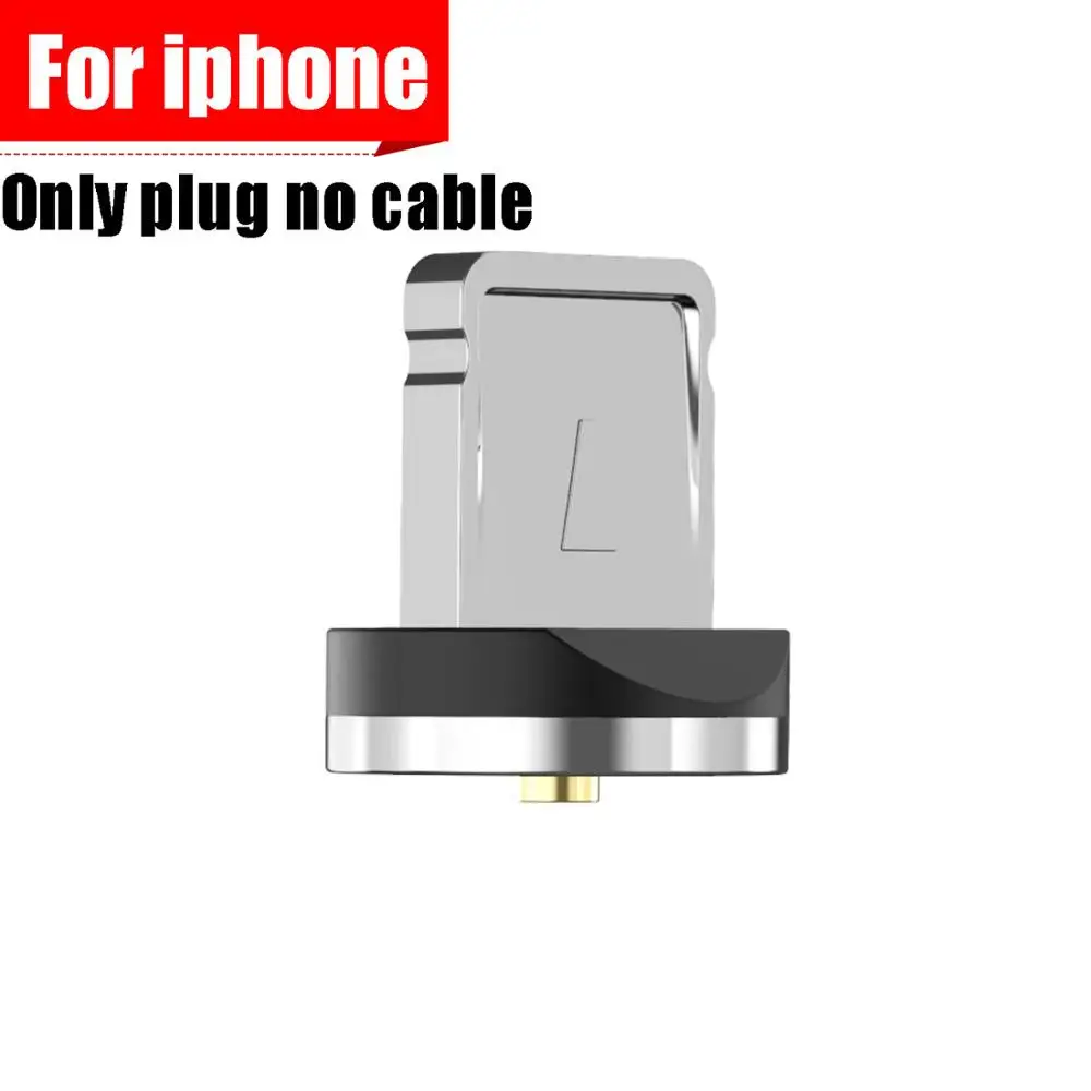 LOVECOM 2 м Быстрый Магнитный кабель type C Micro usb зарядка для iPhone 11 samsung huawei Xiaomi Мобильный телефон Магнитный зарядный кабель - Цвет: Only iPhone Plug
