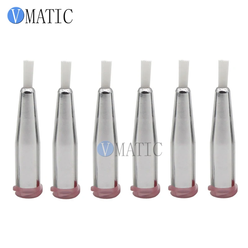 Free Shipping 20g Dia 2mm Dispensing Brush Tip Needle Double Screw Thread Needles Efd Soft Brush