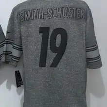 А+++ Качественная мужская майка для взрослых 19 тиелен серая мужская сшитая гридирон серая Ограниченная серия Smith-schuster