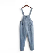 Большой Размер Женская одежда джинсовый комбинезон s весенняя одежда продукт плюс толстый плюс свободный похудение Повседневный джинсовый комбинезон Комбинезоны