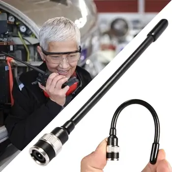 

400-470MHz UHF Flexible Spring Walkie Talkie Ham Radio Ic-v8 Bnc Walkie-talkie Antenna For Icom Walkie-talkie