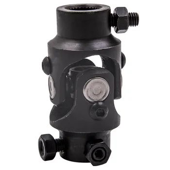 

3/4"-30 Spline x 1" DD Steering Shaft U Joints Column Coupler Universal Black