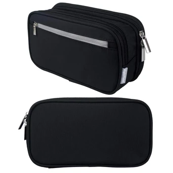 

Pencil Case Portable Oxford Cute Pencil Box Korean Big Double Layered Kids Storage Pens Bag School Supplies Estuche Escolar