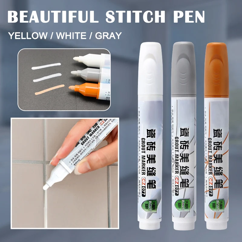 

Professional Pre-Mixed Ceramic Tile Grout Repair Tube Grout Pen Tile Stitch Pen Restore Tiles CLH@8