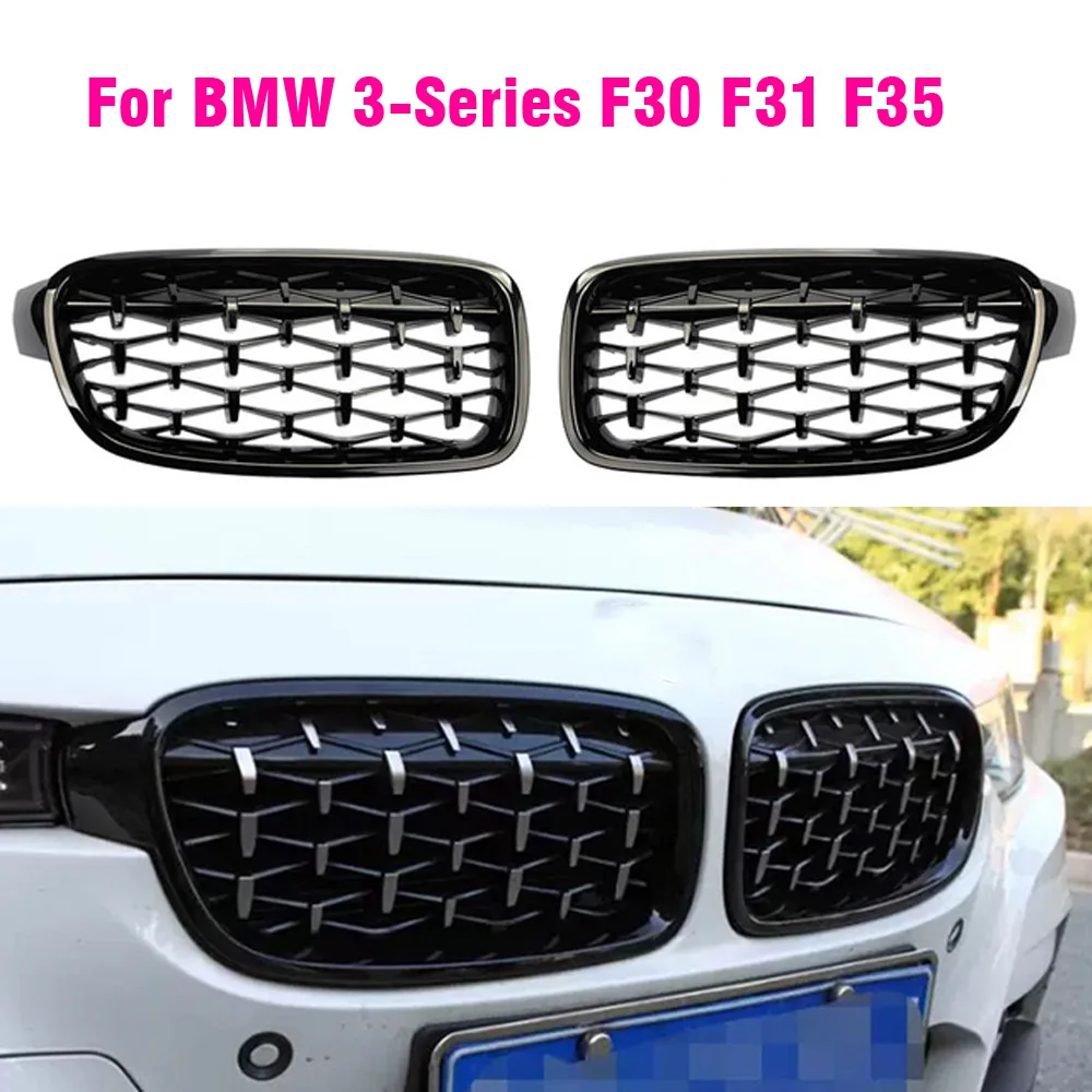 

Car Front Sport Grill Kidney Grills Star For BMW 3-Series F30 F31 F35 320i 320d 325i 2012-2017