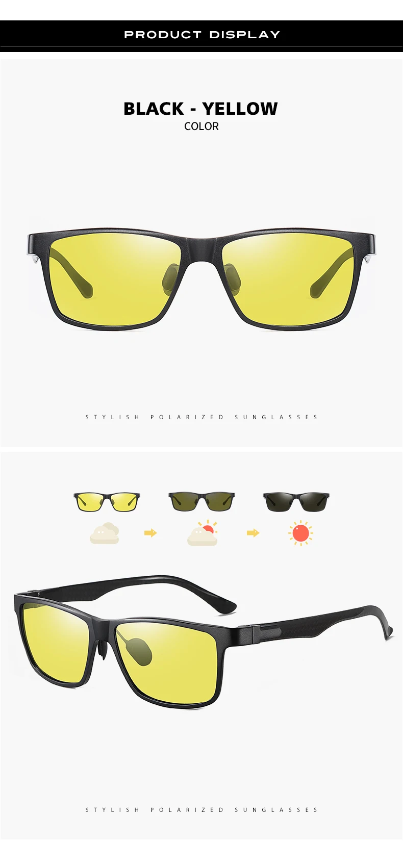 Top Carbon Fiber Polarized Sunglasses