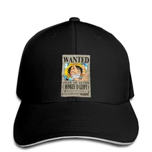Цельная Мужская бейсболка с изображением обезьяны D. Luffy Wanted Poster snapback