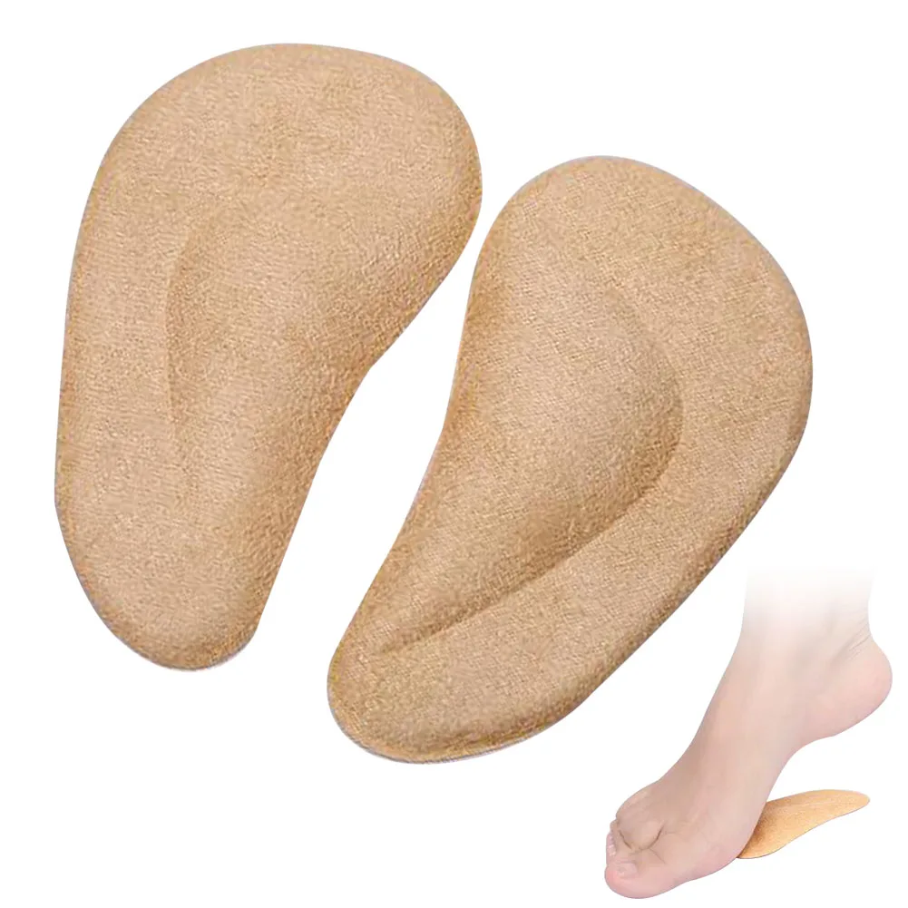 1Pair 4D Orthotic Flat Feet High Arch Gel Heel Inserts Insoles Pads Support Shoe
