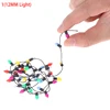 1/12 Dollhouse Miniature Festival Decorative 1M Lamp String Fake Lights Bulb Mini Furniture Doll Accessories 1
