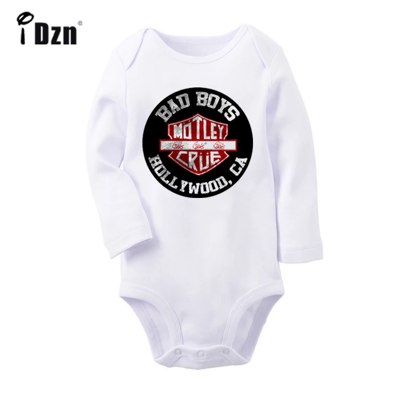 JcBaby1387WC Бордовая 5 рок-группа Оззи Осборн Хэллоуин Дети саботаж дизайн новорожденных боди малышей Ползунки комбинезон с длинными рукавами - Цвет: JcBaby1387WC