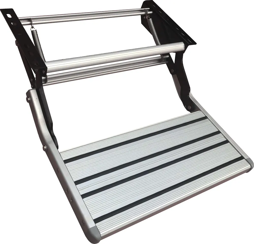 700mm Manual Folding Ladder Step Aluminum Alloy Rv Pedal Step