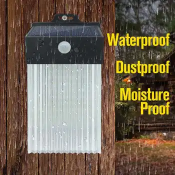 

50 LED Solar Light Outdoor Solar Lamp PIR Motion Sensor Wall Lamp Waterproof Sunlight for Garden Fence Sensing Street Lights