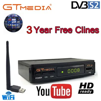 

DVB-S2 Gtmedia V7S HD 1080P Digital Receptor DVB-S2 Satellite Receiver Tv Tuner HD Box Cline Decoder Biss VU PVR WiFi Freesat v7