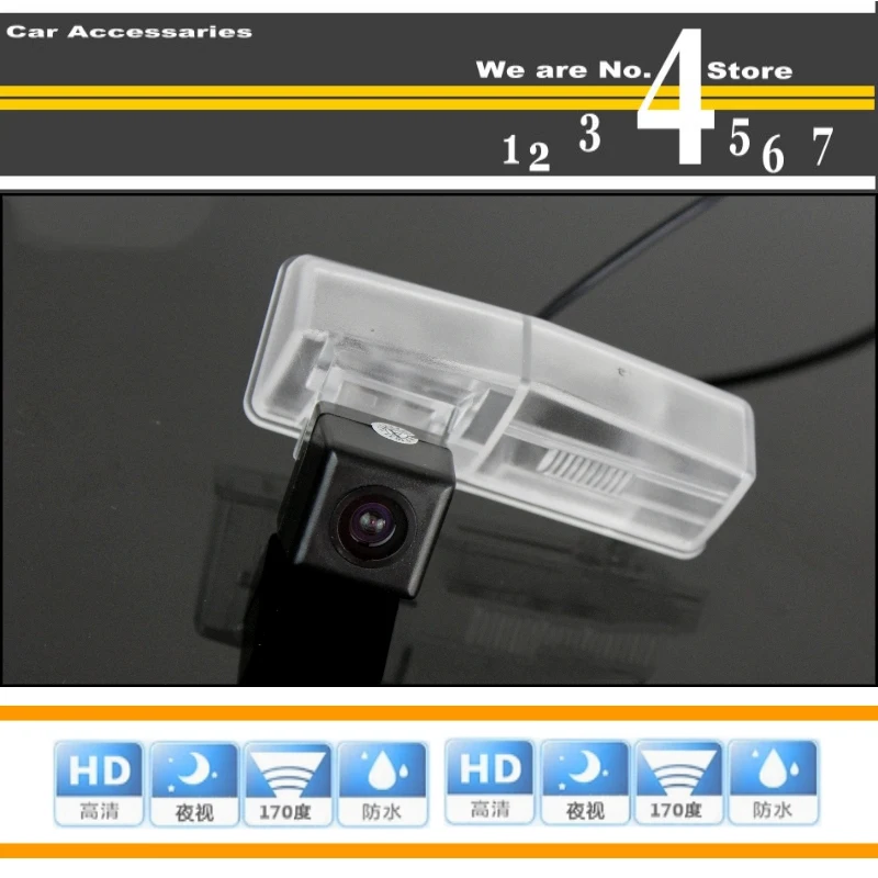 For TOYOTA PRIUS 2009~2014 Car Camera High Quality Rear View Back Up Camera For PAL or NTSC to Use : CCD + RCA3