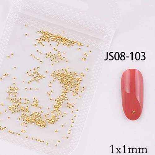 1bag approx 500pcs nail art metal rivets Nail Studs Slider Manicure metal patch for nail accessories decoration jsce-25dtrd JS08-103