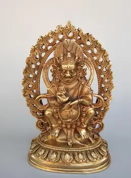 

Exquisite pure brass the god of wealth Buddha crafts statue