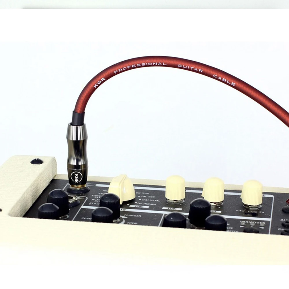Cabo de Fio de Guitarra Instrumento de Baixo Redução de Ruído Escudo de Linha de Áudio Elétrica Piano Teclado Tambor kg - Image 5