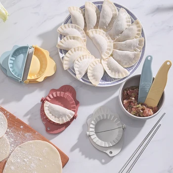 

Easy DIY Dumpling Mold Dumpling Wrapper Cutter Making Machine Cooking Kitchen Tools Pastry Tool Dumpling Jiaozi Maker Device