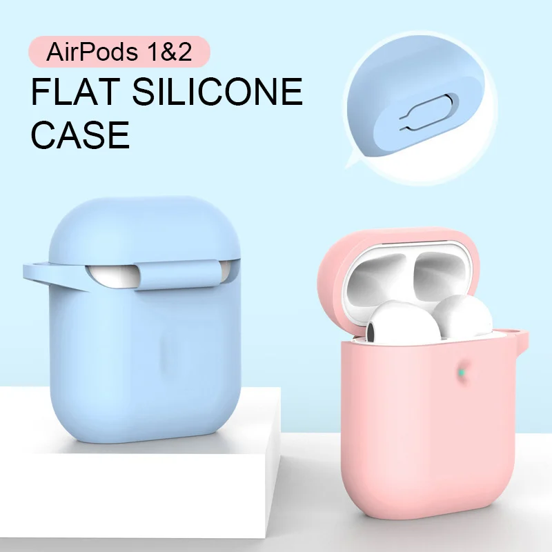 Чехол для наушников из ТПУ и волокна для Airpods 1 2 чехол бизнес Мягкий ТПУ полный защитный чехол для Airpods 2 Чехол Мягкий чехол