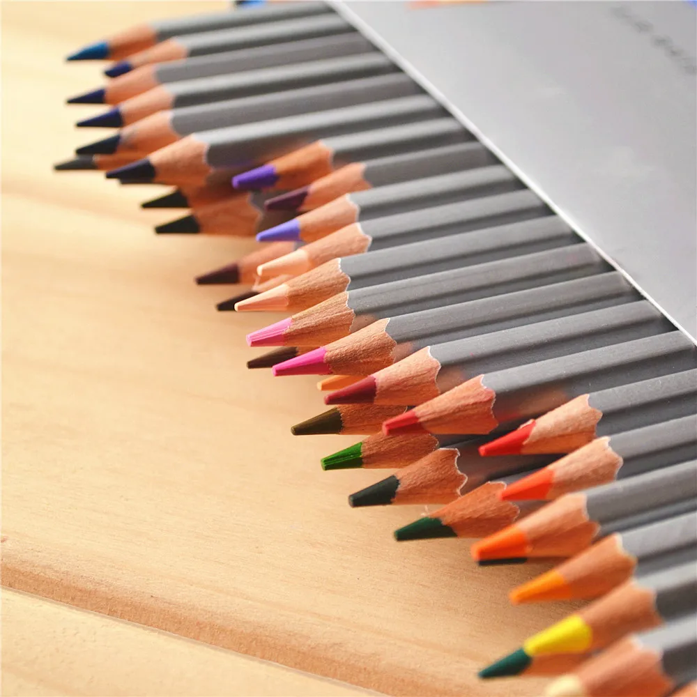 Деревянные цветные карандаши MARCO 7100 Prismacolor 72 картонная коробка для масла