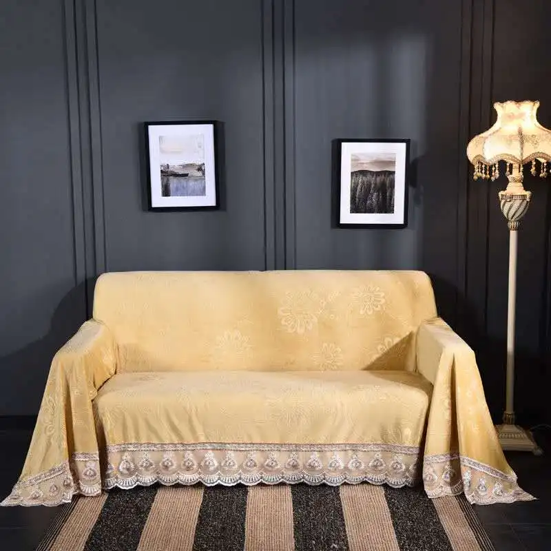 New-10 1/2/3/4-Seater Европейский роскошных диванов, Полотенца современный короткая плюшевая ткань для диванов все включено пылезащитный чехол для дивана - Цвет: New-10