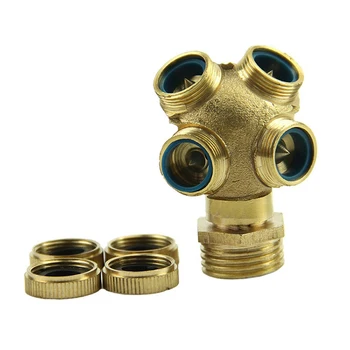 

1pc Brass Agricultural Misting Spray Nozzle For Lawn Three Nozzle Sprayer Mist Cooling Dust Removal Agricultural And Irriga F5L9