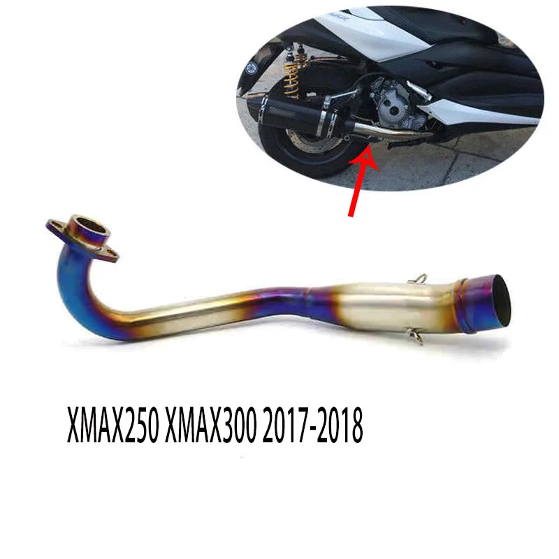 Для Yamaha XMAX300 XMAX250 17-18 мотоцикл выхлопной средней глушитель соединение трубы средней трубы скольжения на трубу XMAX X-MAX 300 250