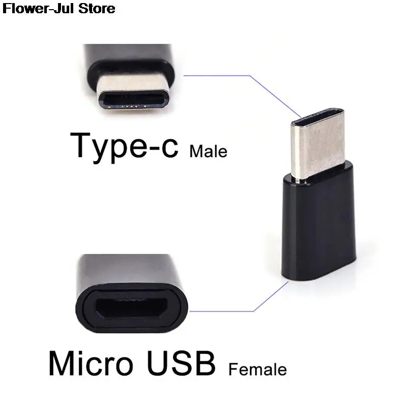 Micro USB Female to Type-c USB-C Male Adapter Converter Charging Connector New Arrival