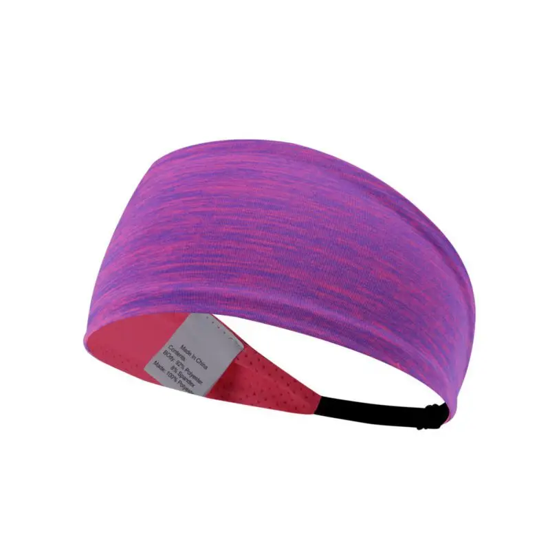 New Simple Sweatband Unisex Absorption Hair Bands Freely Breath Sports Headband For Tennis Basketball Running Yoga