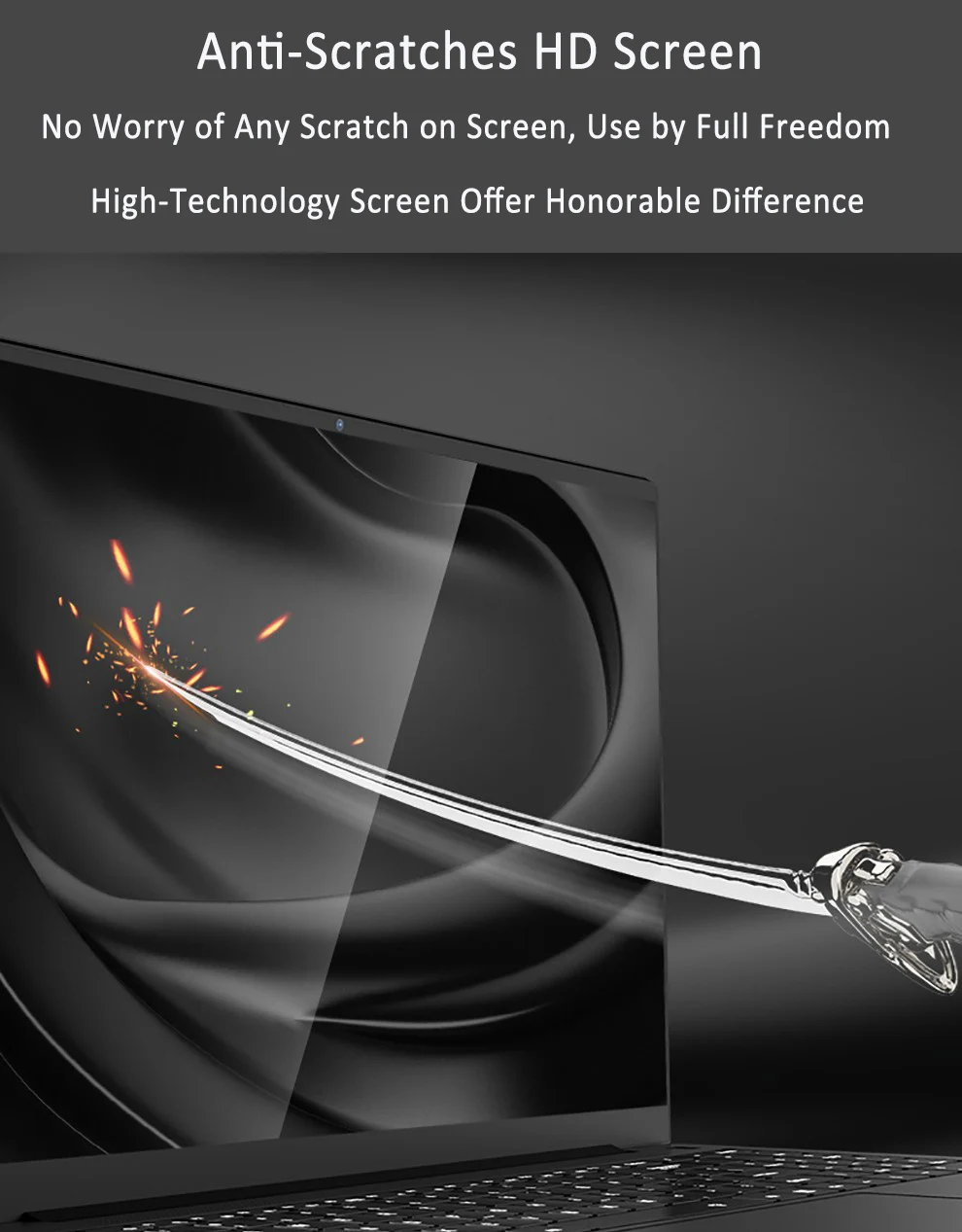 Anti-scrathces screen