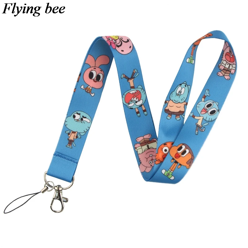 Брелок Flyingbee с креативной тематикой ремешок для телефона мультяшный шейный