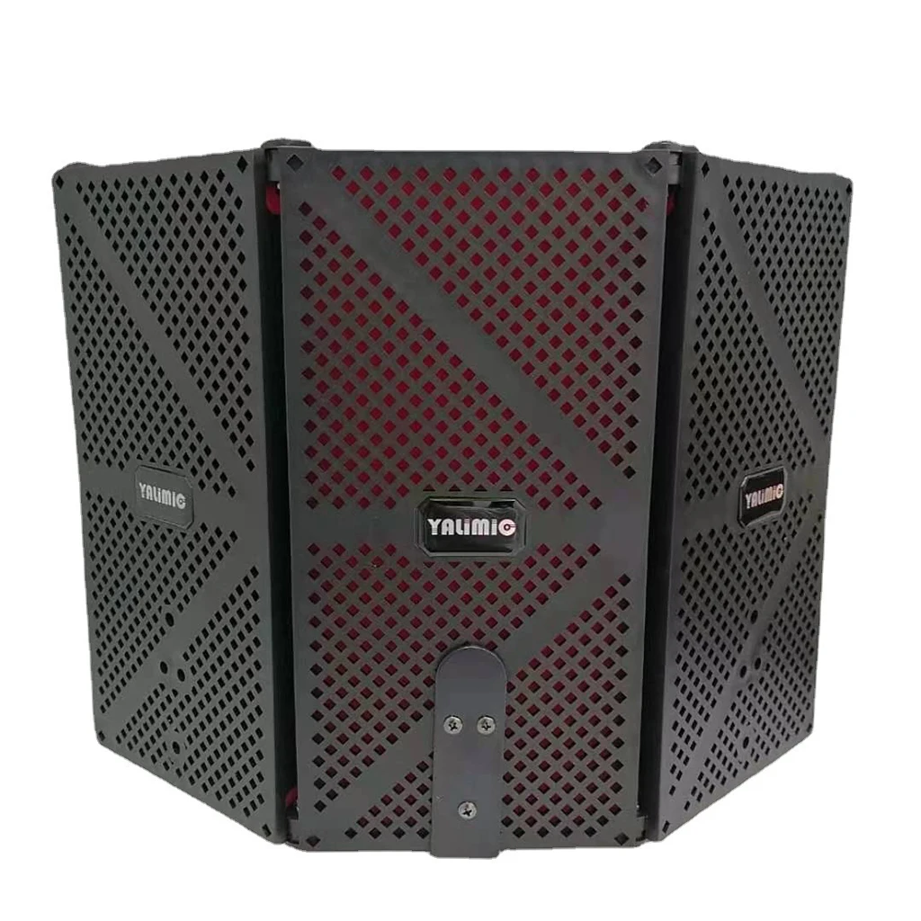 Металлический изолирующий экран для микрофонного записывающего оборудования, звукоизоляционная пластина, акустическая пенопластовая панель, пенопласт для студийной записи 6