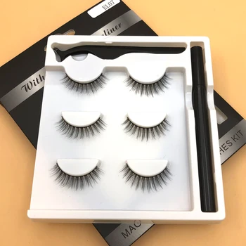 

3 pairs 10 styles 3D Faux Mink Hair Soft False Eyelashes Fluffy Wispy Thick Lashes Handmade Soft Eye Makeup Extension Tools