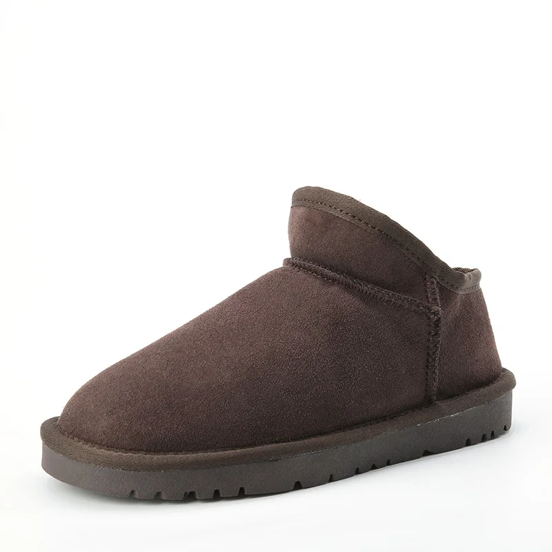 2021 new arrive Nature wool Sheepskin real fur mini ankle winter Casual women snow boots High-qualIty Genuine Leather lady shoes 