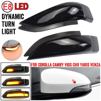 

LED Dynamic Turn Signal Light Sequential Blinker For Toyota Corolla Camry Prius Vios CHR Yaris Venza Avalon Altis Scion iM