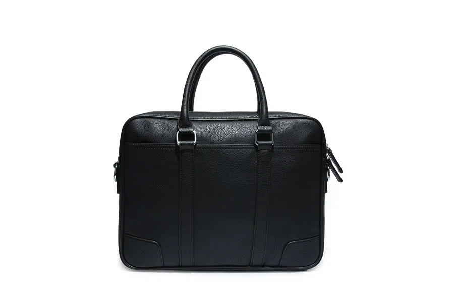 Men's Business Black Casual Bag pu leather Briefcase men's Tote bags High quality male Business large capacity