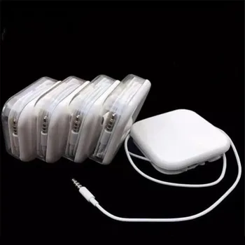 

White 3.5MM In Ear Earphone Dynamic Bass Headset HIFI Wired Earphone With Mic Volume Control For Samsung GALAXY For Iphone 6s