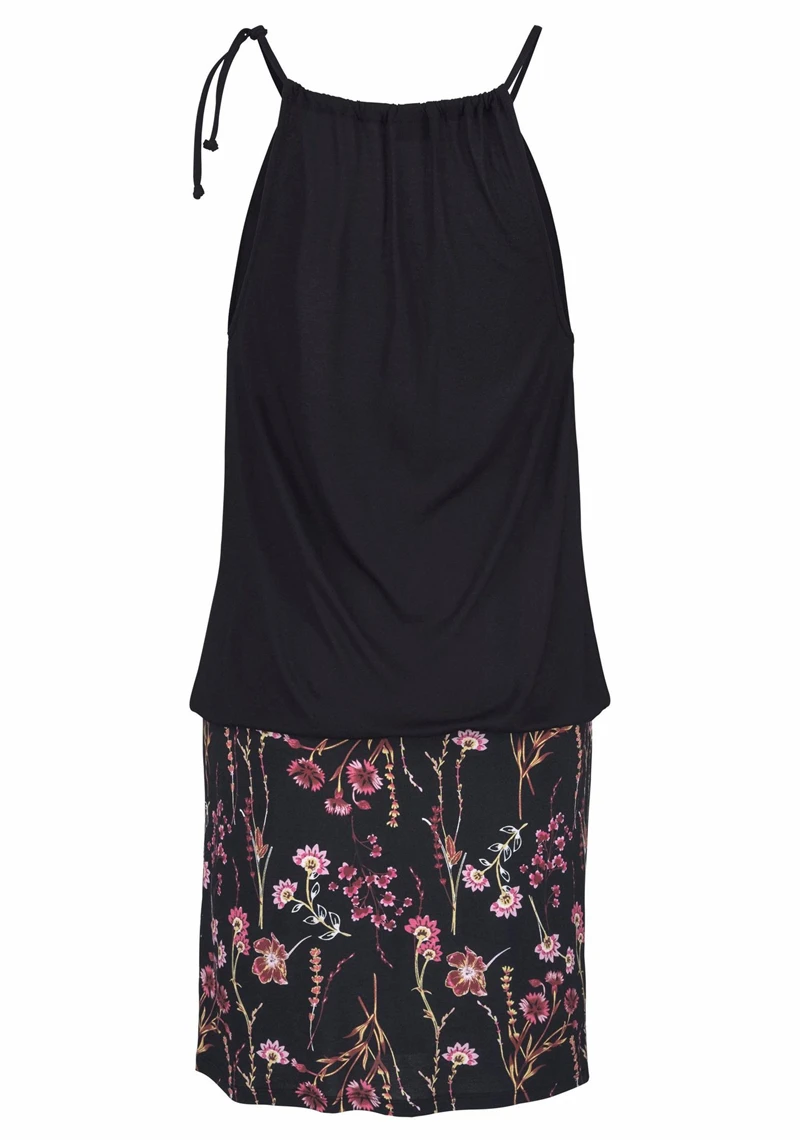 Сексуальное летнее пляжное платье женское vestido de festa Robe Femme офисное женское свободное платье плюс размер XXL лоскутное платье с круглым вырезом и принтом