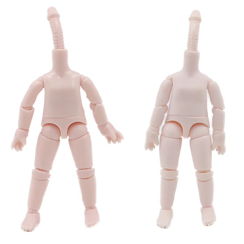 Кукла OB11 1/12 BJD куклы шарнирное тело 11 см натуральная кожа белая 26 суставов для