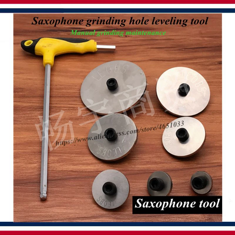 

Wind instrument Lapping tools Saxophone tube sound hole grinding leveling repair tool Manual Abrade maintenance