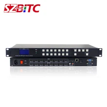 SZBITC 4k HDMI Matrix 8x8 HDMI Switcher 8 in 8 out 3840x2160@30Hz TCP/IP/Panel Button/Remote Control for HDTV, Monitor