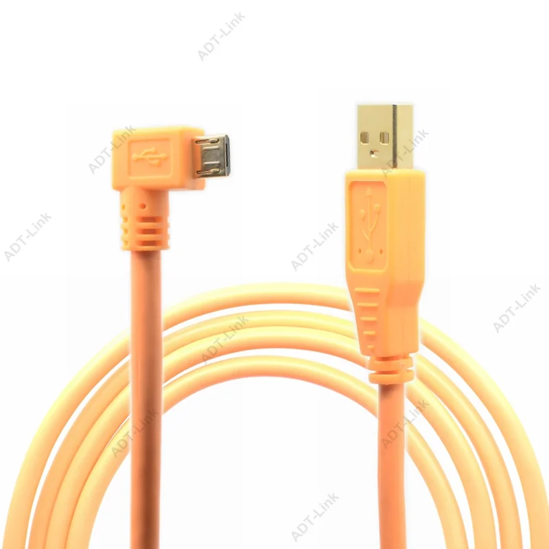 USB 2,0 Micro кабель micro USB камера 90 градусов Угловой кабель 3 м/5 м/8 м для Song A9 a7m2 a7r2 a7s2 a7r3 a7m3 RX1R RX100 Micro USB