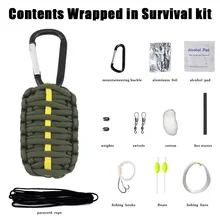 Армейский болельщик, товары для спорта на открытом воздухе, аварийная альпинистская сумка, многофункциональный зонтик, веревка, аптечка